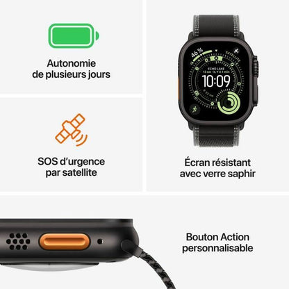 Smartwatch Apple Black 49 mm